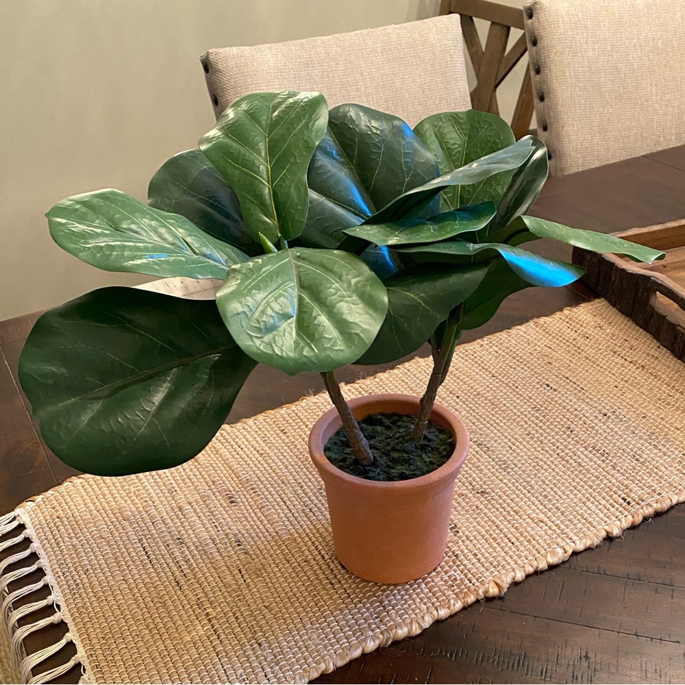 NWT Hearth & Hand With Magnolia Artificial Fiddle Leaf Tree Home Decor accent